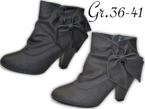 Damen stiefeletten leder optik - stiefeletten, leder-optik