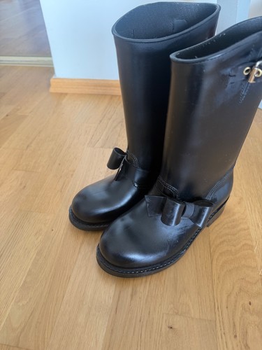 Red valentino gummistiefel - red,