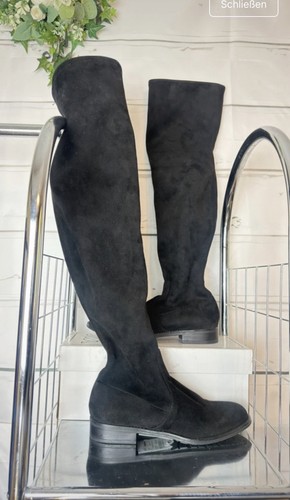 Overknee stiefel schwarz - overknee,