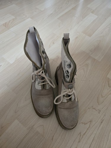 Damen trachtenstiefel beige - in,