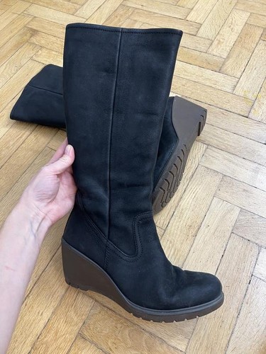 Women ecco boots black - boots,