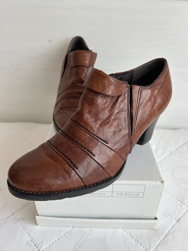 Leder stiefelette stiefel - stiefelette,