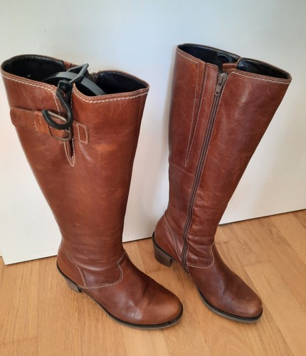 Edle gabor leder - gabor, leder-schaftstiefel