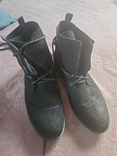 Schwarze stiefelette 37 - gr.,