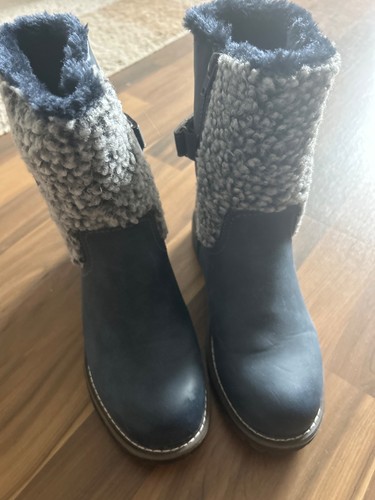 Stiefel blau mit - stiefel, gr.