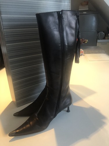 Damen leder stiefel 37 - leder, gr.37