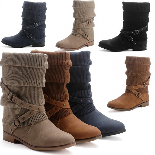 Damen stiefel strick boots - damen,