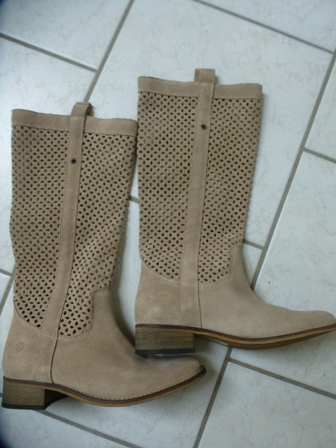 Wildlederstiefel - , echtleder)