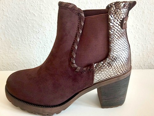 Damen stiefeletten plateau - damen,