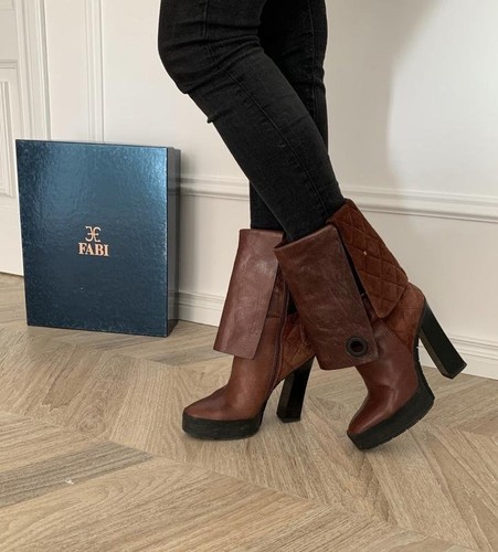 Women fabi boots - fabi, leather