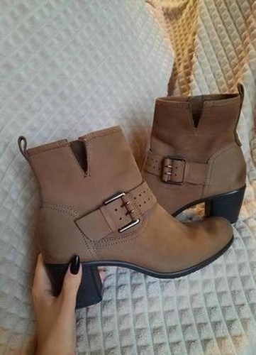 Women ecco boots brown nubuck - ecco,